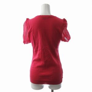 BURBERRY LONDON ニット カットソー 半袖 パフスリーブ 1 S ピンク