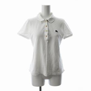 ポロシャツ 半袖 ワンポイント 刺繍 38 S 白 ホワイト