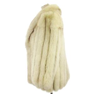 銀タグ フォックファー コート ミディアム 毛皮 ホワイト系 F（2024/11