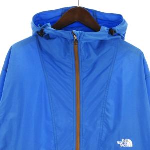 THE NORTH FACE Compact Jacket コンパクトジャケット フーディ ジップアップ バイカラー NP72230 ブルー ブラウン L