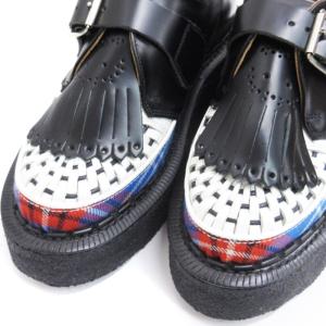 GEORGE COX × CHARLES JEFFREY LOVERBOY モカシンシューズ 36 ブラック