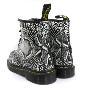 Dr.Martens Playing Card Printed 8ホール ブーツ カードプリント トランプ レザー 1460 黒 ブラック UK6