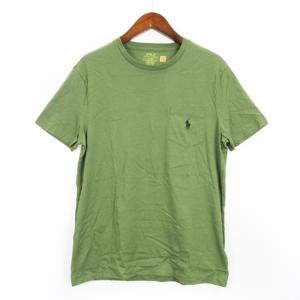 Tシャツ 半袖 胸ポケット オリーブ M 241122E