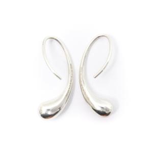 TIFFANY&Co. エルサペレッティ ティアドロップ フープピアス SV925 シルバー 計5.5g