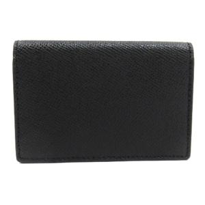 COACH 良品 ビジネス カードケース 名刺入れ レザー 87731 黒 ブラック