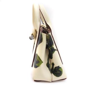 Longchamp 22SS ロゾ トップハンドル バッグ ショルダー XS 2WAY レザー 総柄 アイボリー カーキ SM3