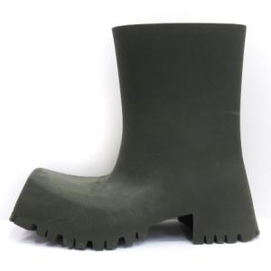 BALENCIAGA 22SS TROOPER RUBBER ブーツ 680660 W0FO8 カーキ 28.5cm