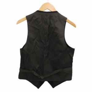 Christian Dior MONSIEUR 美品 ベスト スーツ ビジネス ジレ 92A5 170?p S-M 黒 ブラック