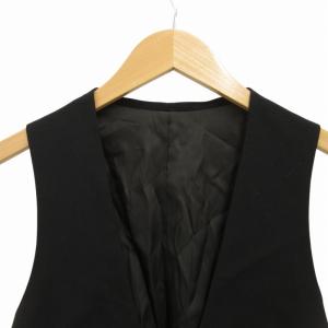 Christian Dior MONSIEUR 美品 ベスト スーツ ビジネス ジレ 92A5 170?p S-M 黒 ブラック