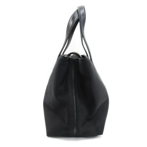 COACH キャンバス レザー ハンドバッグ 7400 ブラック GY09