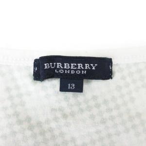 BURBERRY LONDON 半袖 カットソー チェック 13 グリーン 241119E GY09