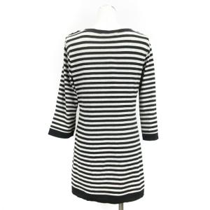 BURBERRY LONDON カットソー ボーダー 1 ブラック グレー 241119E GY09