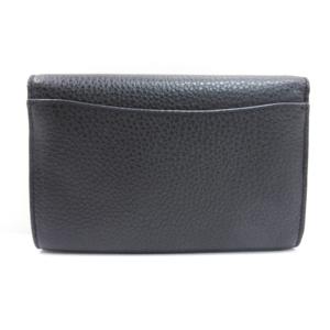 COACH クリオ ウォレット 二つ折り財布 レザー C6896 ブラック AA