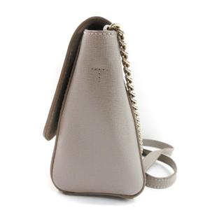 FURLA チェーン ショルダー バッグ グレー 241205E 鞄