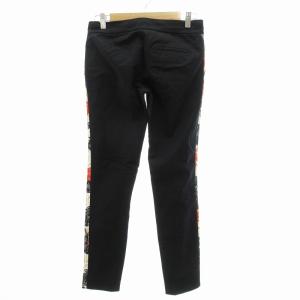 VIVIENNE TAM 美品 パンツ スラックス 総柄 花がら 0 XS 赤 レッド ベージュ