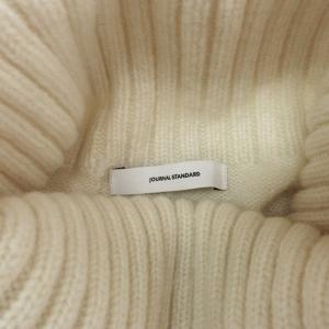 JOURNAL STANDARD 23AW ウール カシミヤホール ガーメント タートル ニット 長袖 セーター ホワイト 241129E GY09