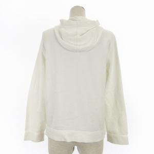 BURBERRY LONDON パーカー ジップアップ 2 ホワイト 241129E GY09