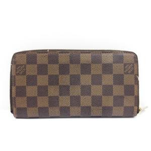 LOUIS VUITTON ダミエ エベヌ ジッピーウォレット ラウンドファスナー N41661 ブラウン