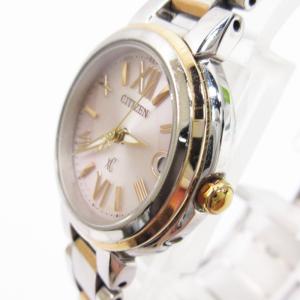CITIZEN XC クロスシー 腕時計 エコドライブ ソーラー 電波 デイト SS H058-T016553 文字盤ピンク SM3