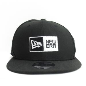 NEW ERA 9FIFTY ボックスロゴ キャップ 帽子 ブラック M L GY99