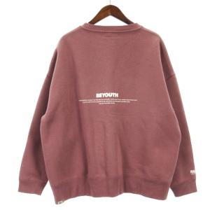 WIND AND SEA スウェット プルオーバー トレーナー 裏起毛 WDS-CS-330 ピンク系 L