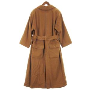 CHANEL 95A ヴィンテージ カシミヤ ロング コート ココボタン ブラウン 40