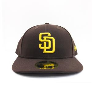 NEW ERA 59FIFTY サンディエゴ パドレス  オーセンティックコレクションフィット キャップ 帽子 ブラウン 61.5cm