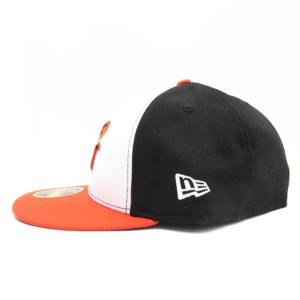 NEW ERA 59FIFTY MLBオンフィールド ボルティモア オリオールズ ホーム キャップ 帽子 ブラック 61.5cm