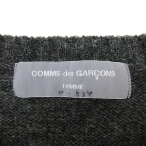 COMME des GARCONS HOMME セーター ニット 長袖 ウール グレー 241220E