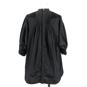 sacai シャツドッキング ボーダー ニット 2 ブラック 250109E