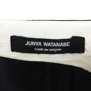 JUNYA WATANABE ウール ロング フレア スカート ブラック S 250109E