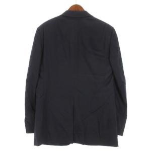 HERMES エクスリブリスボタン テーラード ジャケット ネイビー 52