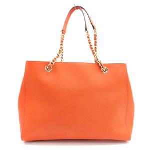 MICHAEL KORS チェーン ショルダー トート バッグ オレンジ 241227E 鞄