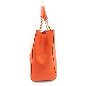 MICHAEL KORS チェーン ショルダー トート バッグ オレンジ 241227E 鞄
