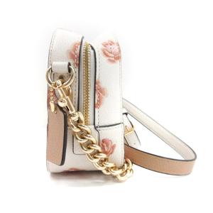 COACH ウィズ ローズ レザー カメラ バッグ ショルダー 31712 ホワイト 241227E 鞄