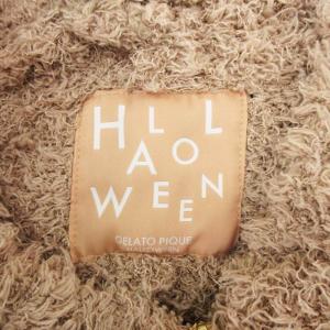 gelato pique HALLOWEEN オールインワン クマ ルームウェア ベージュ 250116E