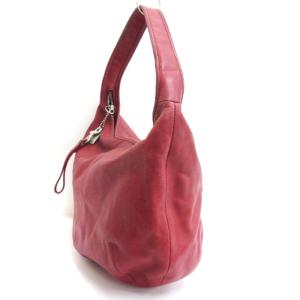 COACH オールドコーチ 9221 ワンショルダーバッグ ハンド レザー レッド