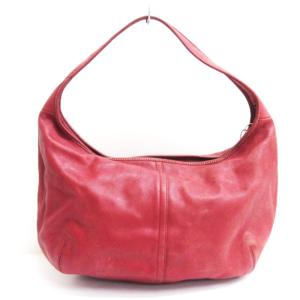 COACH オールドコーチ 9221 ワンショルダーバッグ ハンド レザー レッド