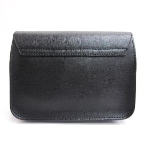 FURLA メトロポリス チェーン ミニ ショルダーバッグ レザー ブラック AA