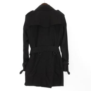 BURBERRY LONDON トレンチコート ベルト付き ウール ブラック M