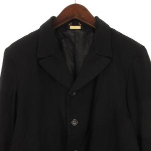 BLACK COMME des GARCONS テーラードジャケット シングル 背抜き ブラック S