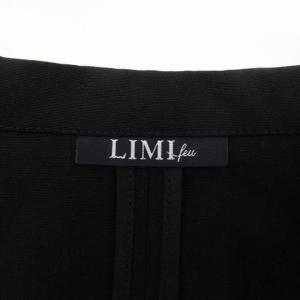 LIMI feu 裾フレア ジャケット ブラック 250131E