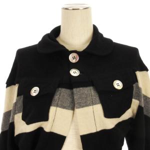 Tao 変形 ニット ジャケット ブラック