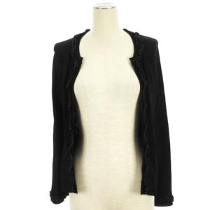 07A ココマーク カーディガン ブラック 38