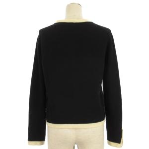 CHANEL 04A カシミヤ 100％ カーディガン ブラック 42