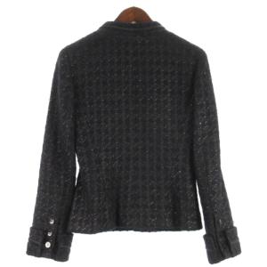 CHANEL 05P セットアップ ツイード ココマークボタン ブラック 36