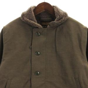 PHERROW'S 24AW N-1 DECK JACKET 24W-P.N-1 カーキ 38