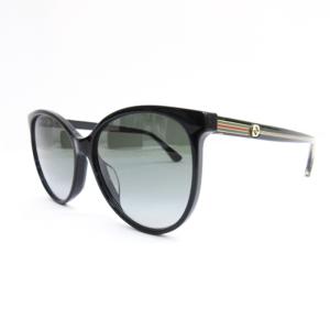 GUCCI シェリーライン GGロゴ サングラス セルフレーム GG0377SK ブラック 5716 145 AA