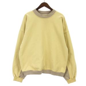 トレーナー スウェット プルオーバー 裏毛 コットン WDS-20A-TPS-02 ベージュ L