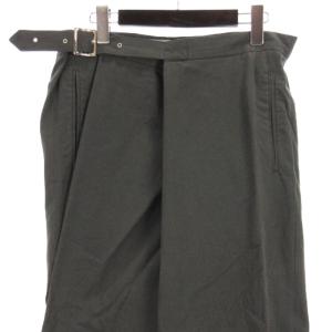 FACETASM PLAIN WRAP PANTS プレーンラップパンツ ABH-PT-UO1 コットン カーキ系 5